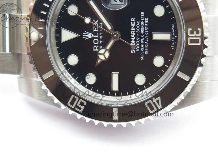 MiroTime 0307 Submariner 116610 LN Black Ceramic 316L Steel Noob 1:1 Best Edition V10. Stretchable 2865